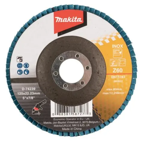 Lågt pris Makita D-74239 Lamellslipskiva